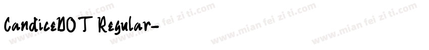 CandiceDOT Regular字体转换